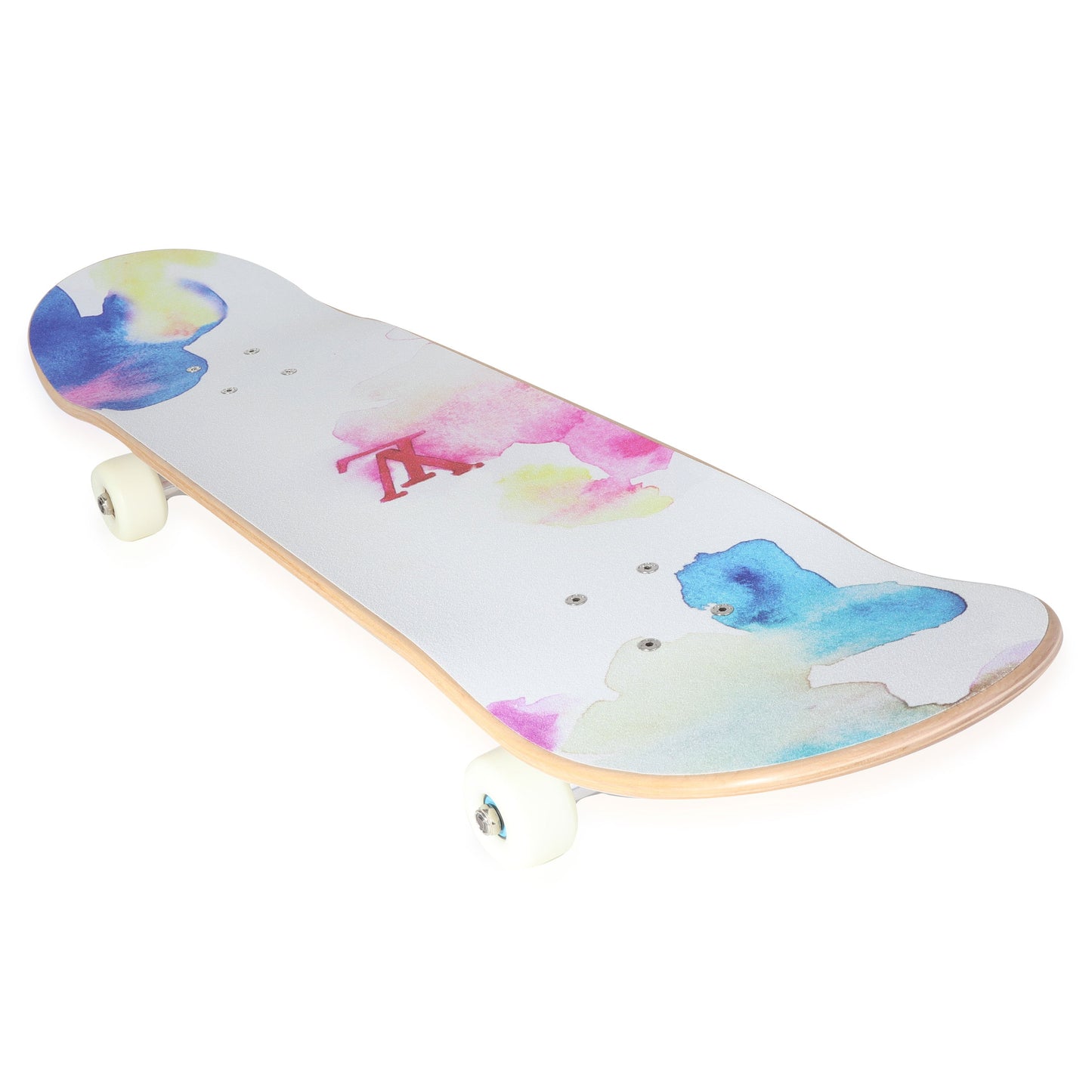 LOUIS VUITTON x Virgil Abloh Watercolor Skateboard