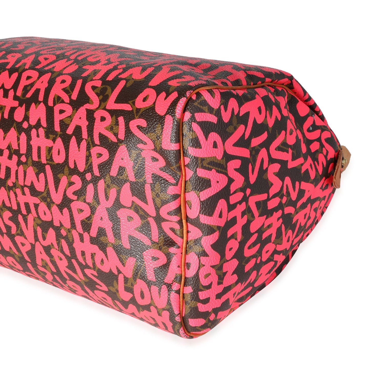 Louis Vuitton Louis Vuitton x Stephen Spro  Pink Graffiti Monogram Canvas Speedy 30