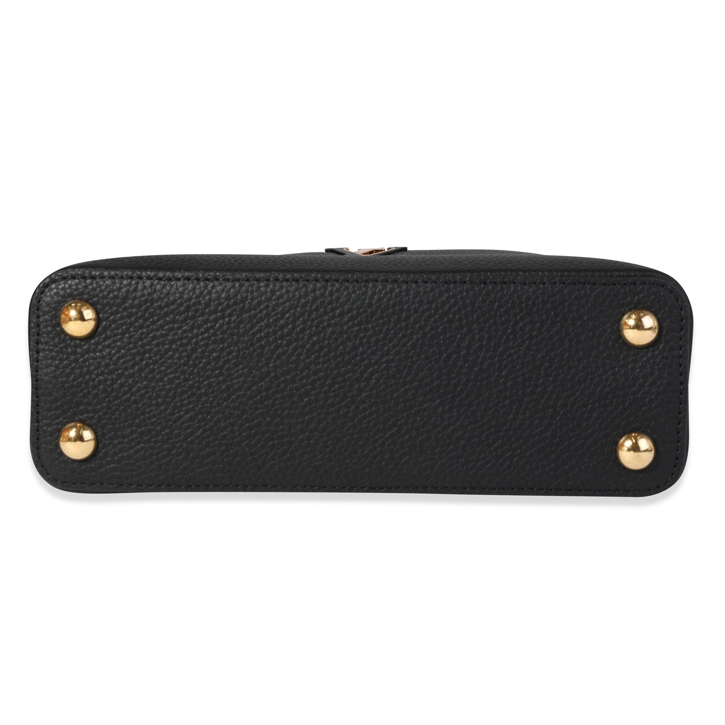 Louis Vuitton Black Taurillon Leather Capucines BB