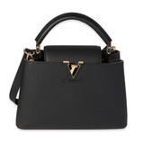 Louis Vuitton Black Taurillon Leather Capucines BB