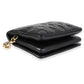 Louis Vuitton Louis Vuitton Black Monogram Embossed Lambskin Pochette Coussin