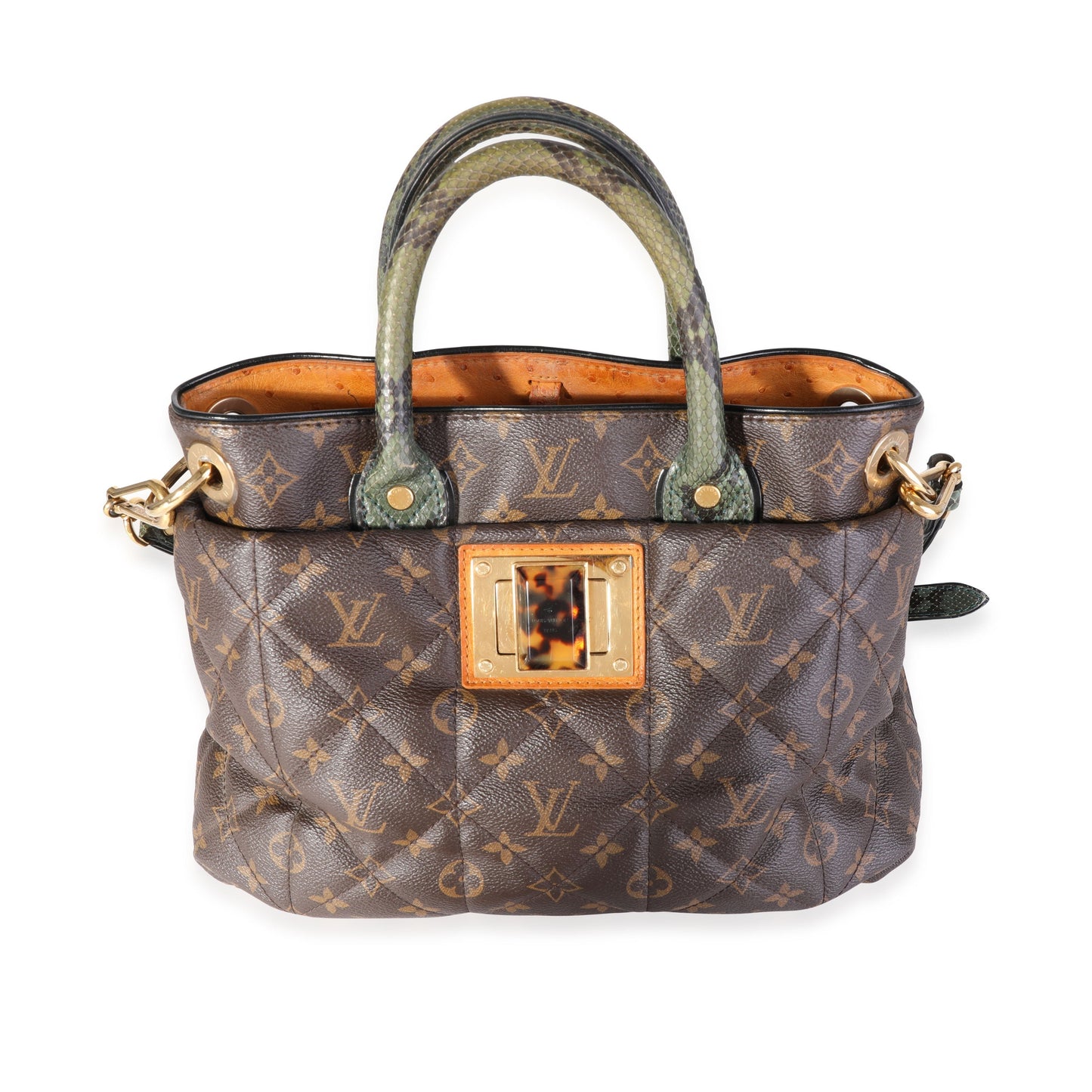 Louis Vuitton Louis Vuitton Monogram Canvas & Python Etoile Exotique Bag