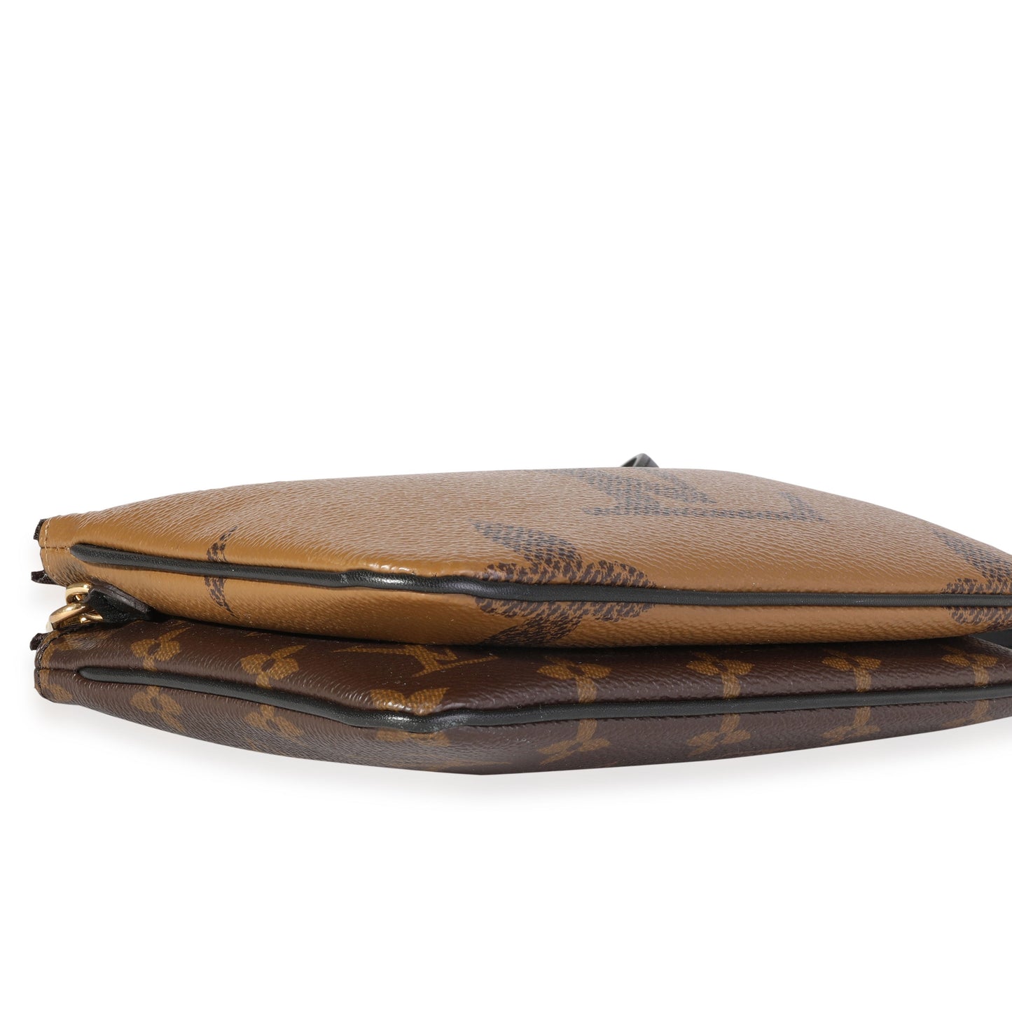Louis Vuitton Louis Vuitton Monogram & Monogram Giant Reverse Canvas Double Zip Pochette