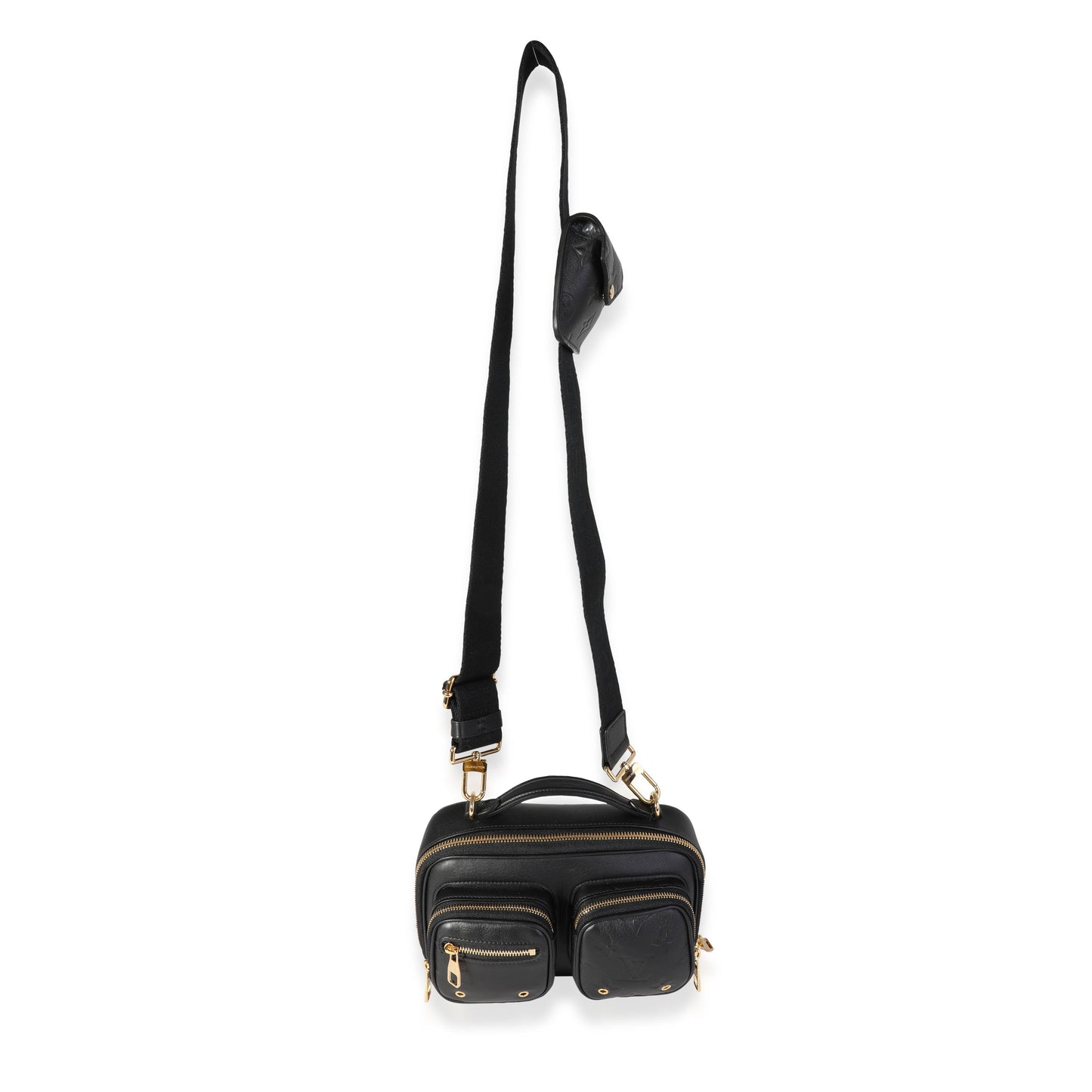 Louis Vuitton Louis Vuitton Black Calfskin Utility Crossbody
