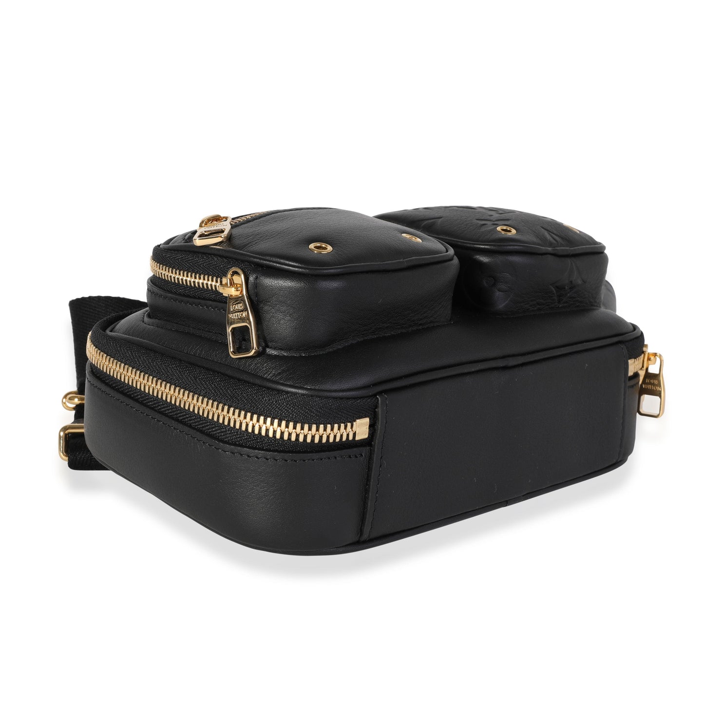 Louis Vuitton Louis Vuitton Black Calfskin Utility Crossbody