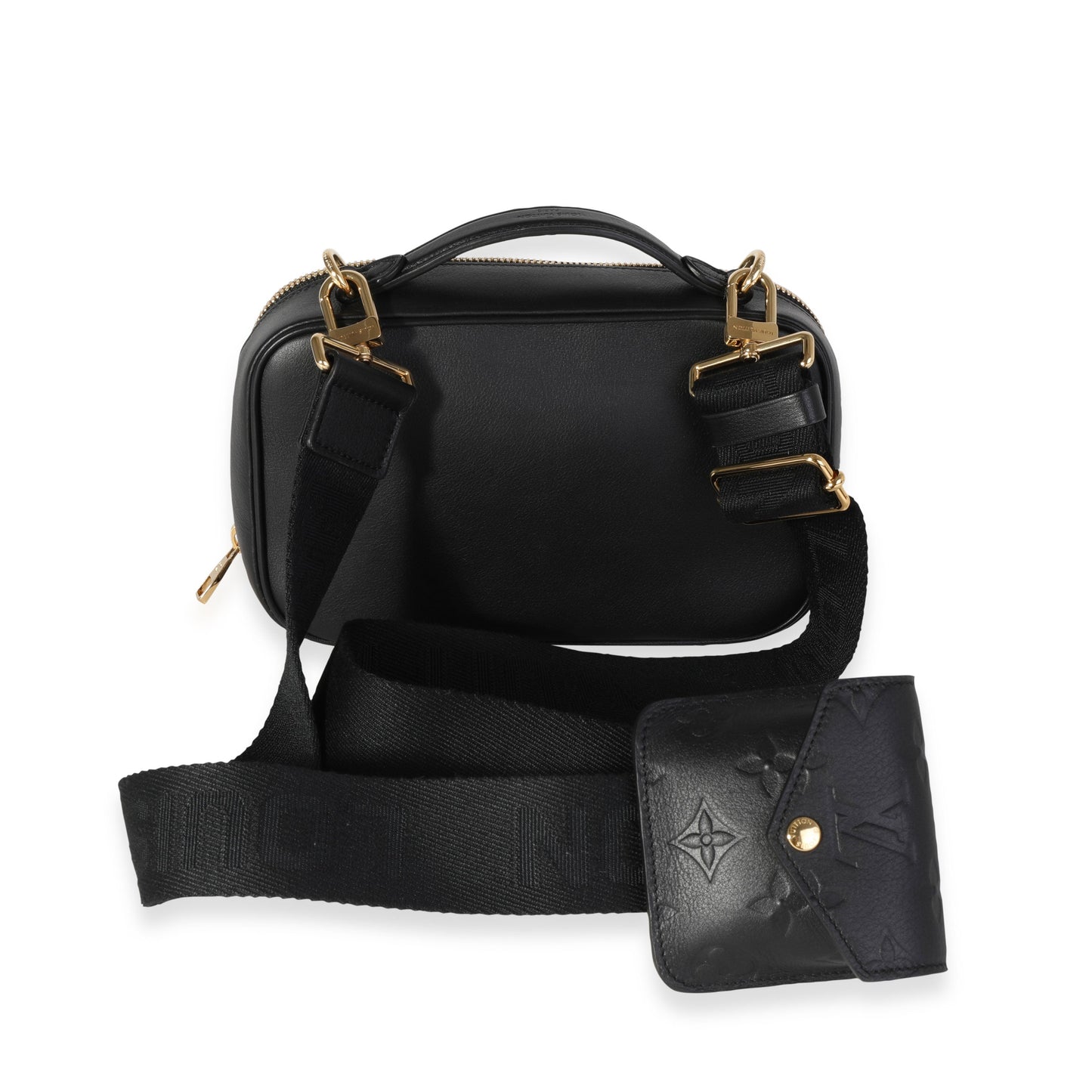 Louis Vuitton Louis Vuitton Black Calfskin Utility Crossbody