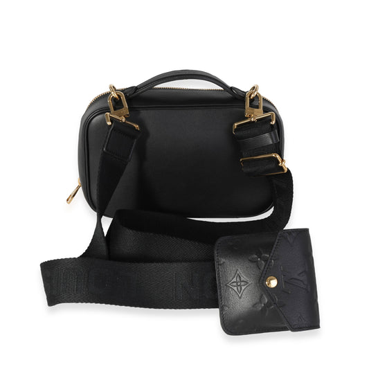 Louis Vuitton Louis Vuitton Black Calfskin Utility Crossbody