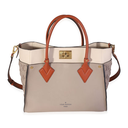 Louis Vuitton Louis Vuitton Galet Calfskin & Tufted Monogram On My Side MM Tote
