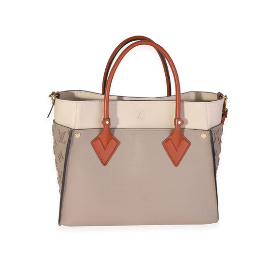 Louis Vuitton Louis Vuitton Galet Calfskin & Tufted Monogram On My Side MM Tote