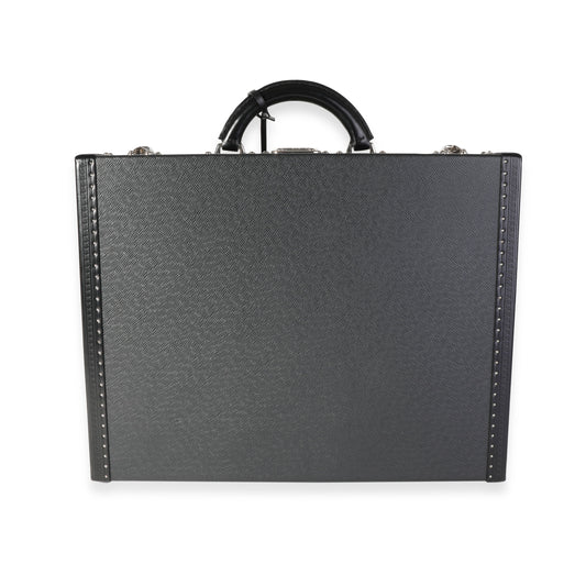 Louis Vuitton Louis Vuitton Black Taiga Leather President Briefcase