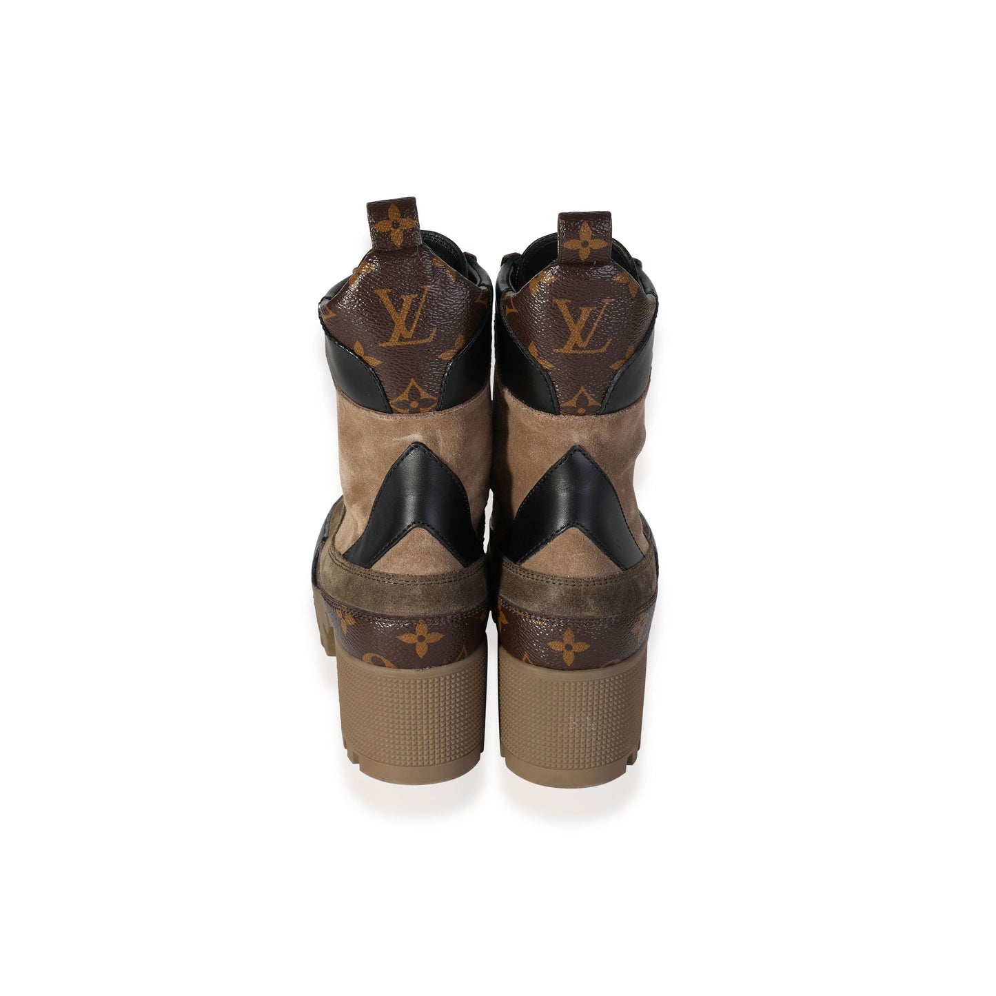 Louis Vuitton Louis Vuitton -  Louis Vuitton Wmns Laureate Platform Desert Boot Beige Monogra