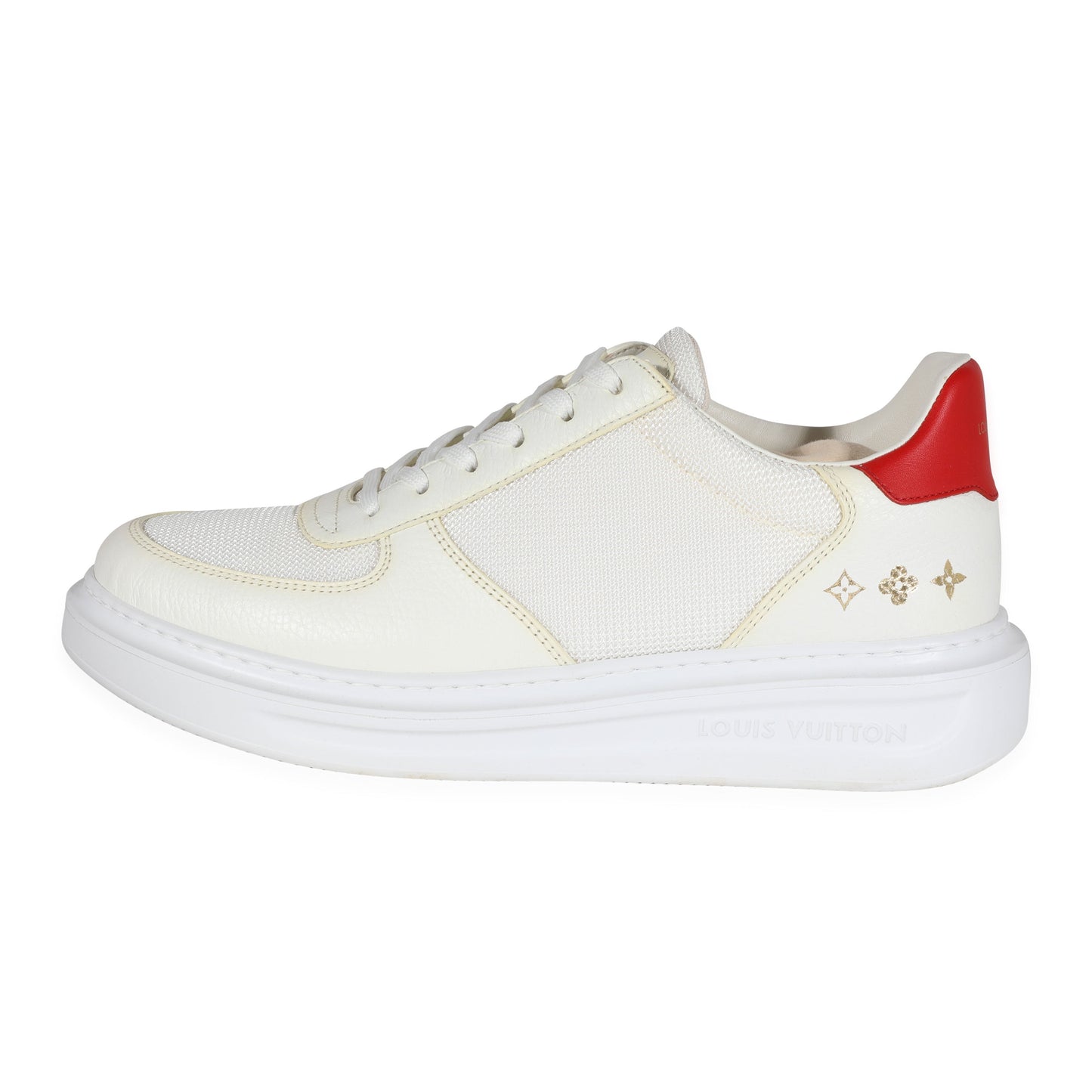 Louis Vuitton Louis Vuitton -  Louis Vuitton Beverly Hills Sneaker  White Red (7.5 UK)