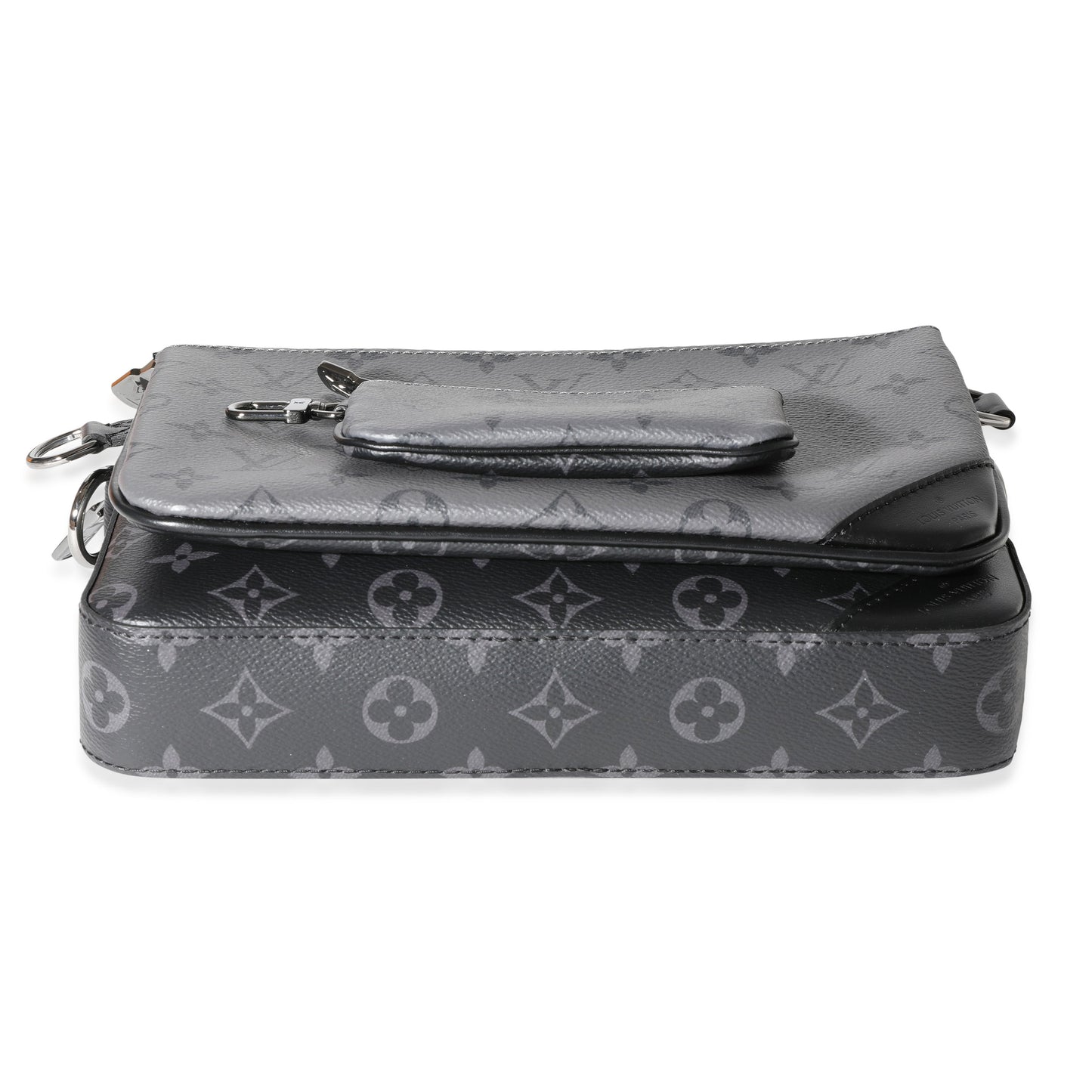 Louis Vuitton Louis Vuitton Grey Monogram Eclipse Reverse Canvas Trio Messenger Bag