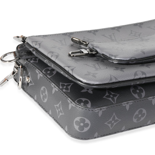 Louis Vuitton Louis Vuitton Grey Monogram Eclipse Reverse Canvas Trio Messenger Bag