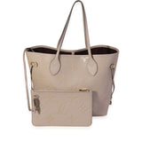 Louis Vuitton Louis Vuitton Tourterelle Monogram Empreinte Giant Neverfull MM