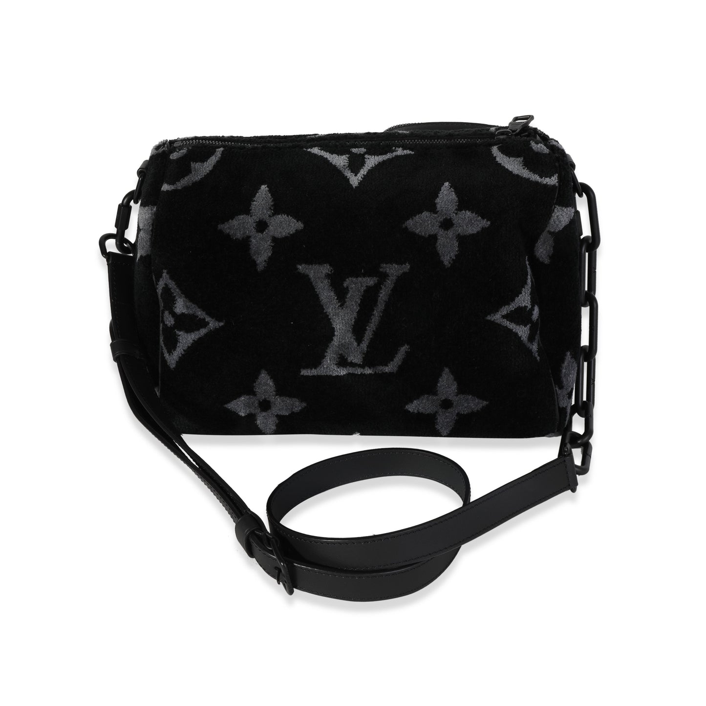 Louis Vuitton Louis Vuitton Black & Gray Monogram Eclipse Tuffetage Multi-Pocket Speedy