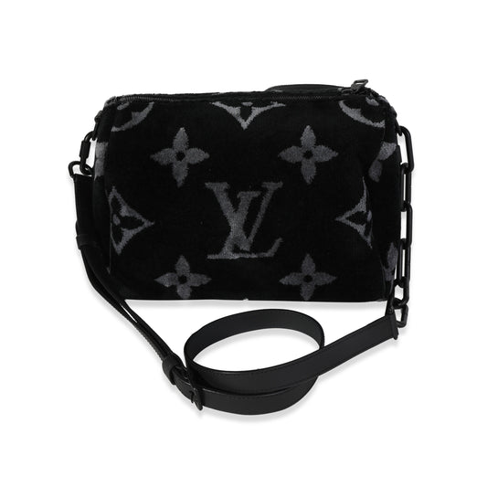 Louis Vuitton Louis Vuitton Black & Gray Monogram Eclipse Tuffetage Multi-Pocket Speedy