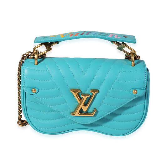 Louis Vuitton Louis Vuitton Malibu Green Calfskin New Wave Chain Bag PM