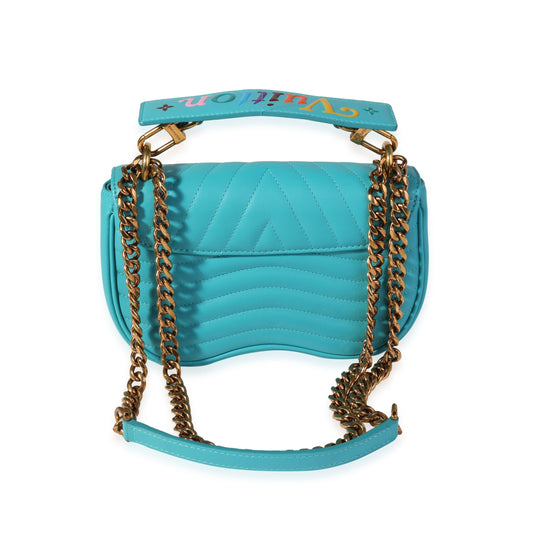 Louis Vuitton Louis Vuitton Malibu Green Calfskin New Wave Chain Bag PM