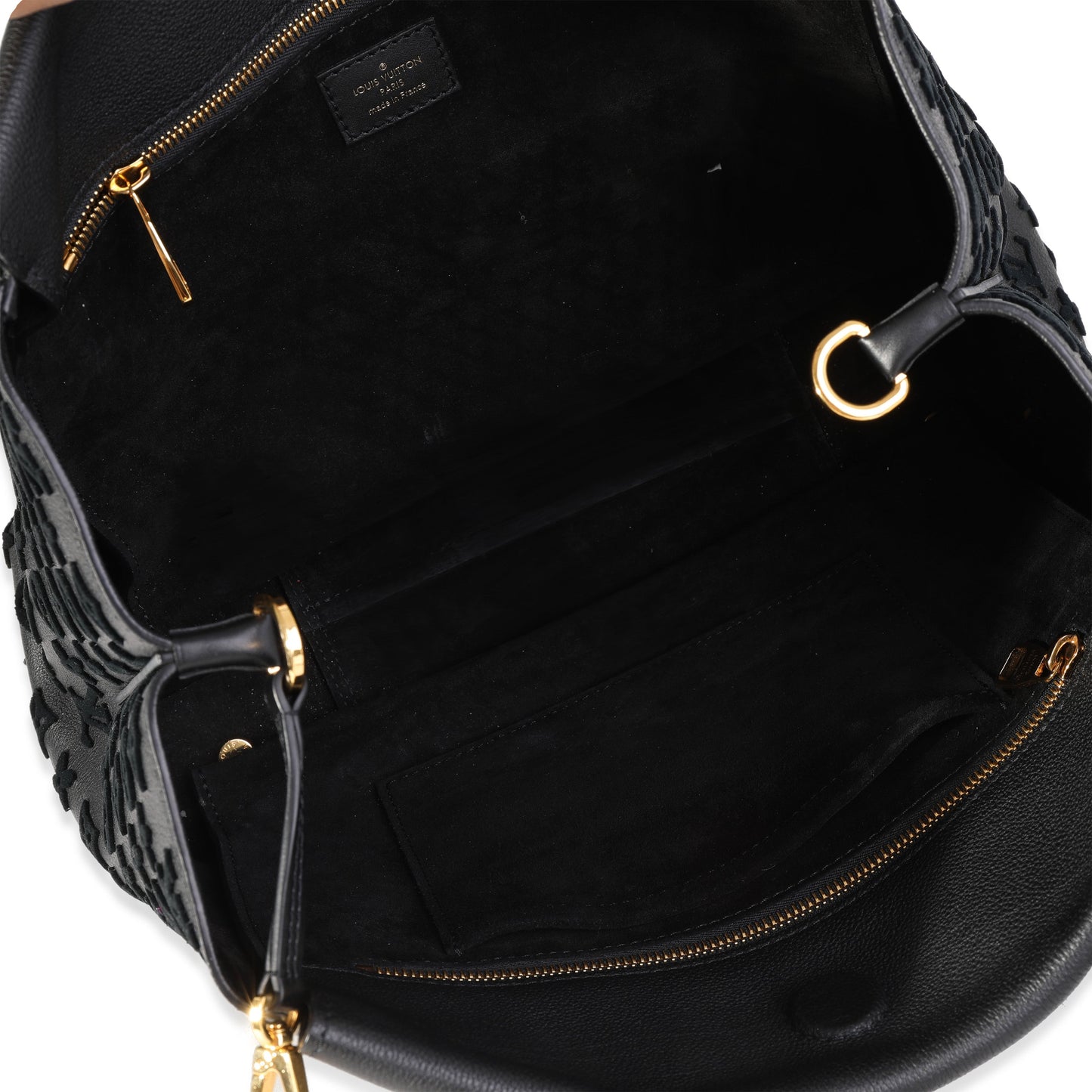 Louis Vuitton Louis Vuitton Black Veau Cachemire Calfskin W Tote