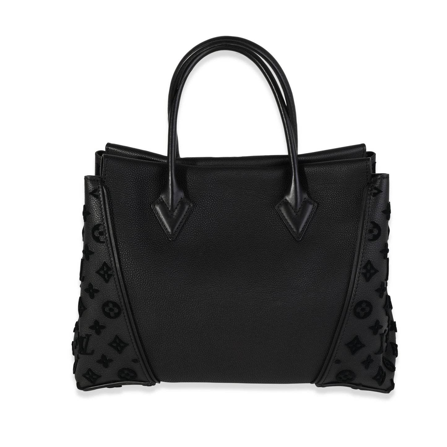 Louis Vuitton Louis Vuitton Black Veau Cachemire Calfskin W Tote