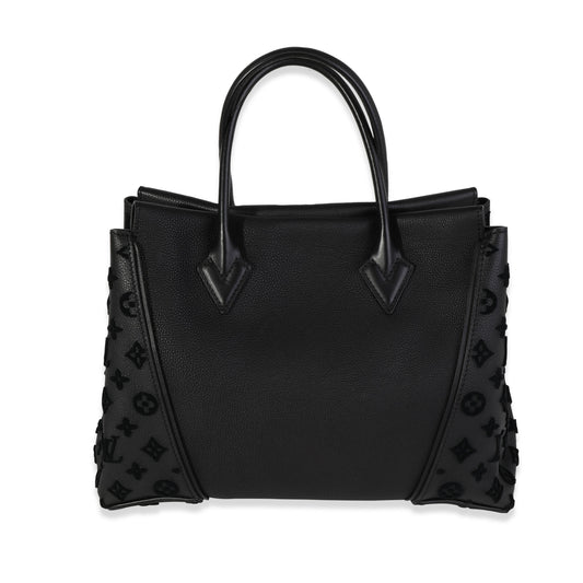 Louis Vuitton Louis Vuitton Black Veau Cachemire Calfskin W Tote