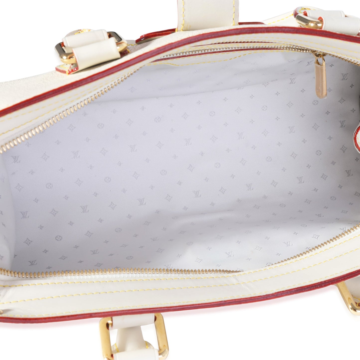 Louis Vuitton Louis Vuitton White Suhali Leather LEpanoui PM