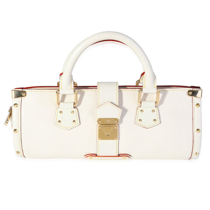 Louis Vuitton Louis Vuitton White Suhali Leather LEpanoui PM