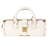 Louis Vuitton Louis Vuitton White Suhali Leather LEpanoui PM
