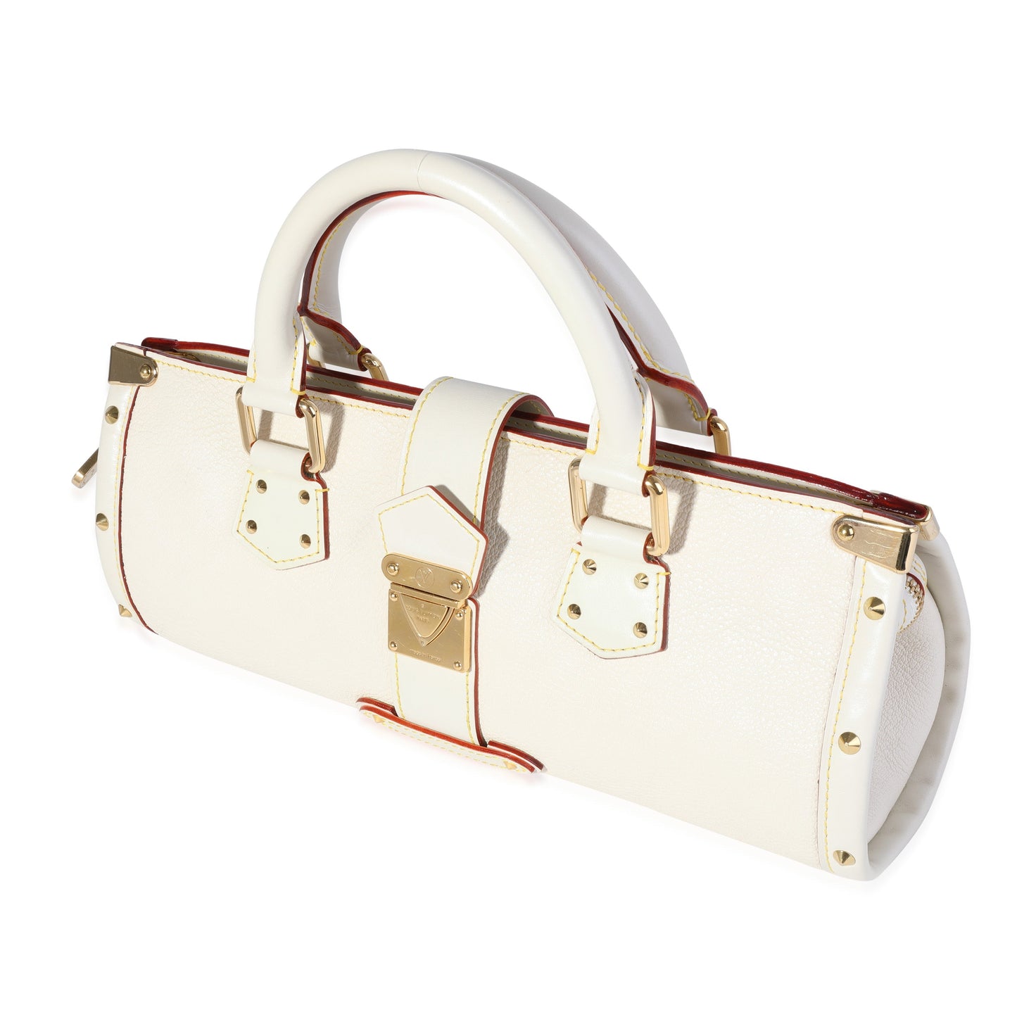 Louis Vuitton Louis Vuitton White Suhali Leather LEpanoui PM