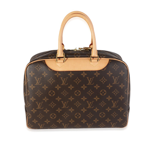 Louis Vuitton Louis Vuitton Brown Monogram Canvas Deauville Bag