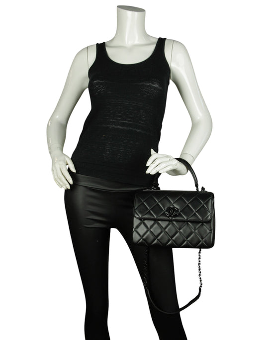 Chanel '24 SO Black Small Trendy CC Dual Handle Flap Bag