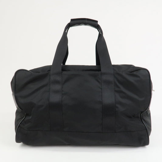 PRADA Nylon Saffiano Leather 2WAY Bag Boston Bag Black VS001S