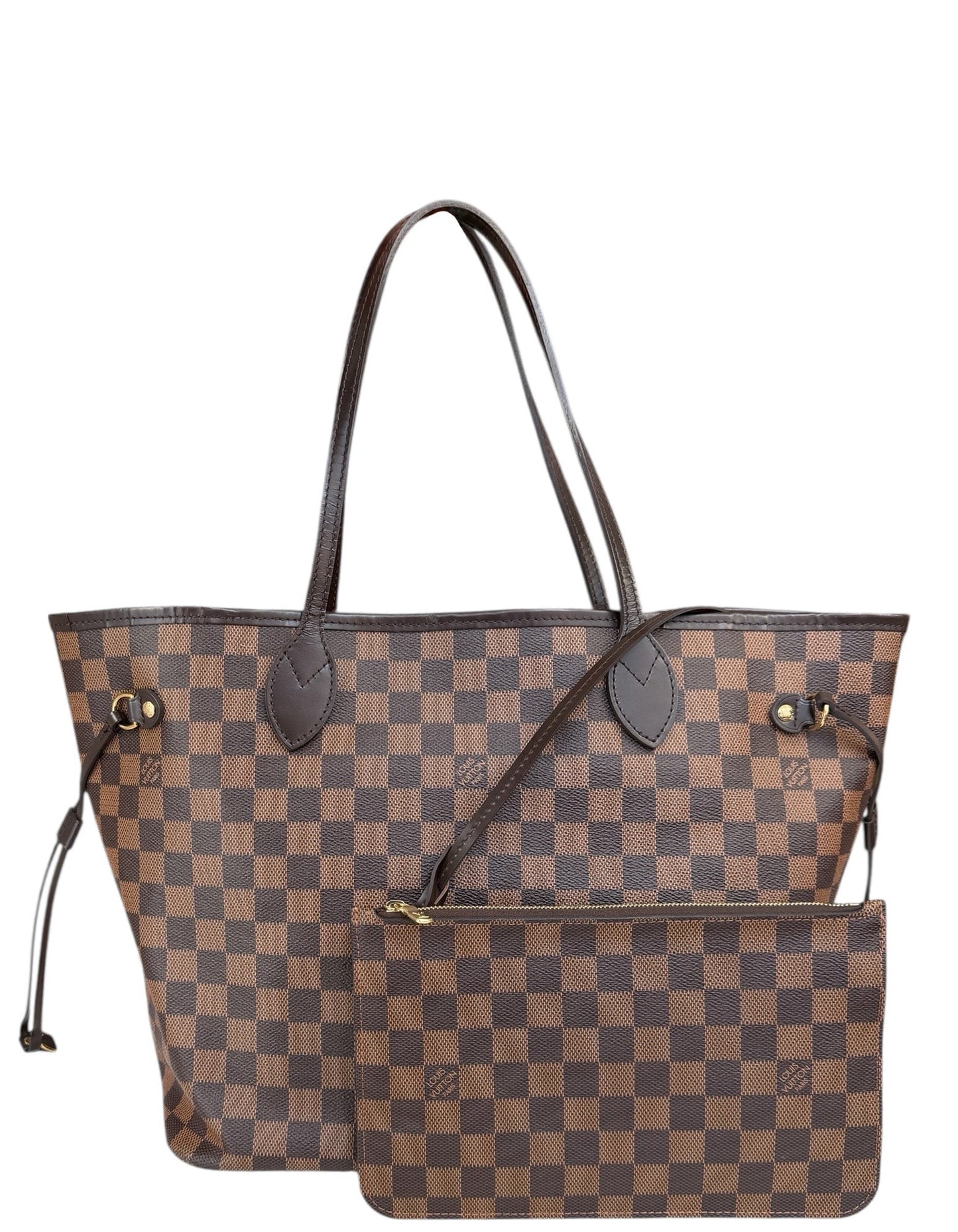 Louis Vuitton Damier Ebene Neverfull MM Tote