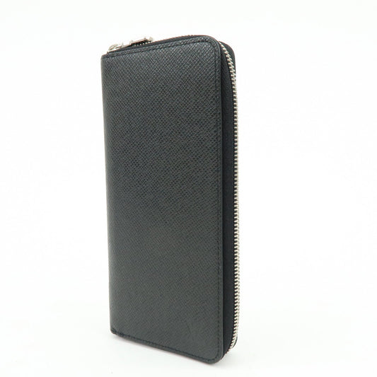 Louis Vuitton Taiga Vertical Round Zippy Wallet Ardoise M30503