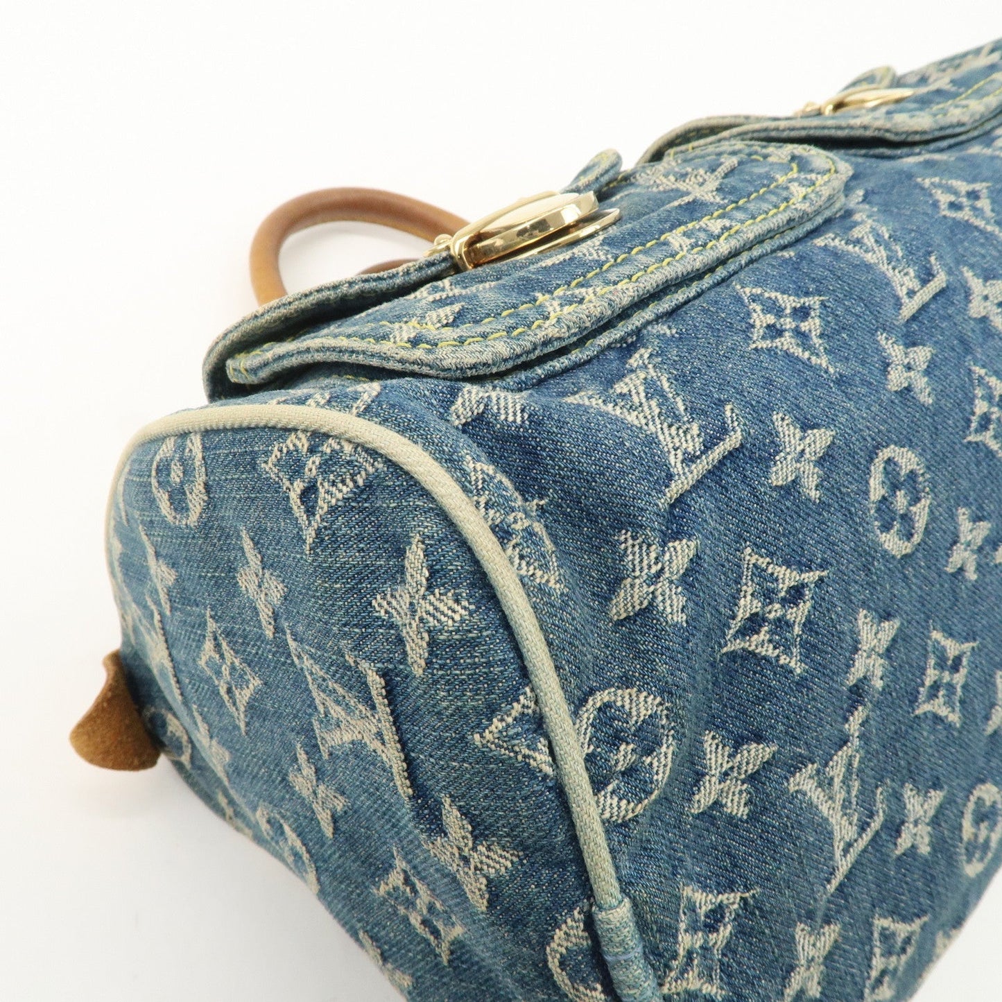Louis Vuitton Monogram Denim Neo Speedy Boston Bag Blue M95019