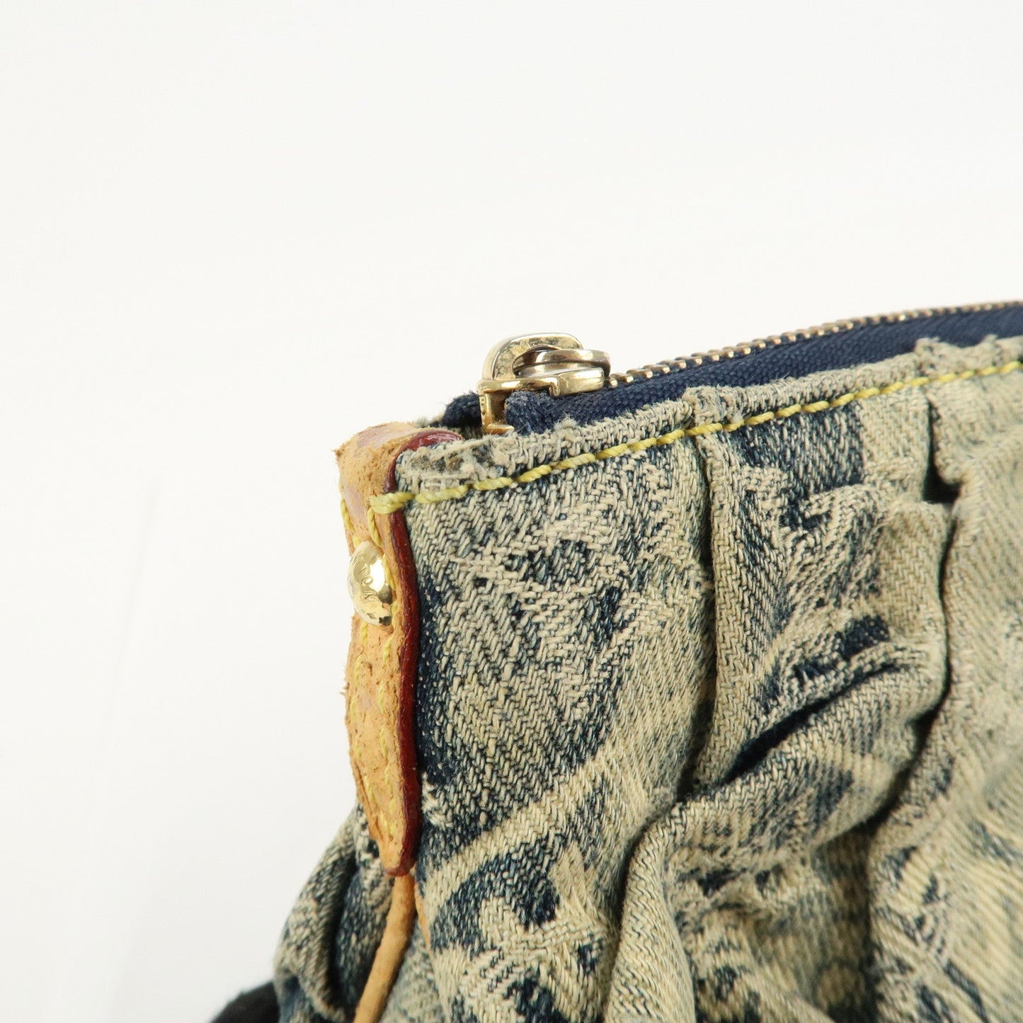 Louis Vuitton Monogram Denim Trousse Raye Pouch Blue M95335