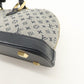 Louis Vuitton Monogram Mini Alma Long Hand Bag Blue M92205