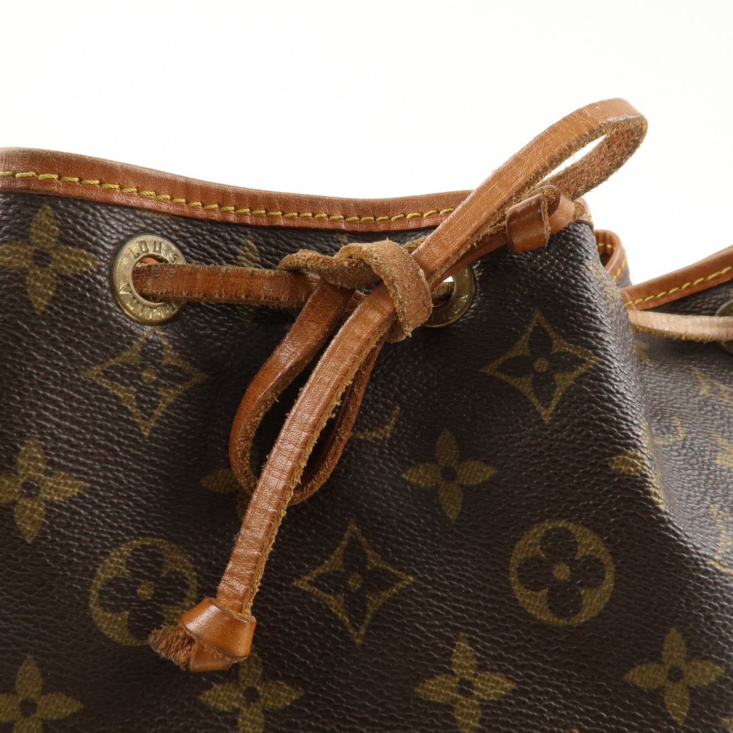 Louis Vuitton Monogram Petit Noe Shoulder Bag Brown M42226
