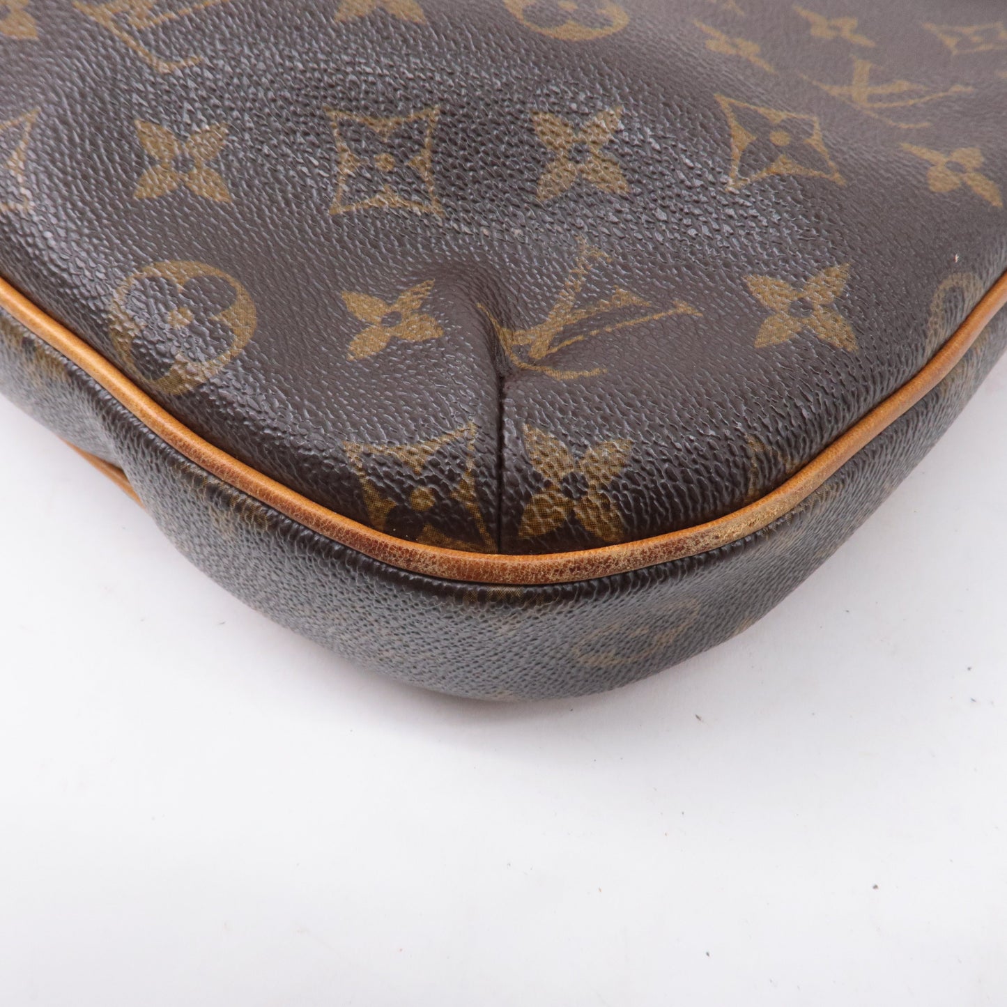 Louis Vuitton Monogram Odeon MM Shoulder Bag Brown M56389