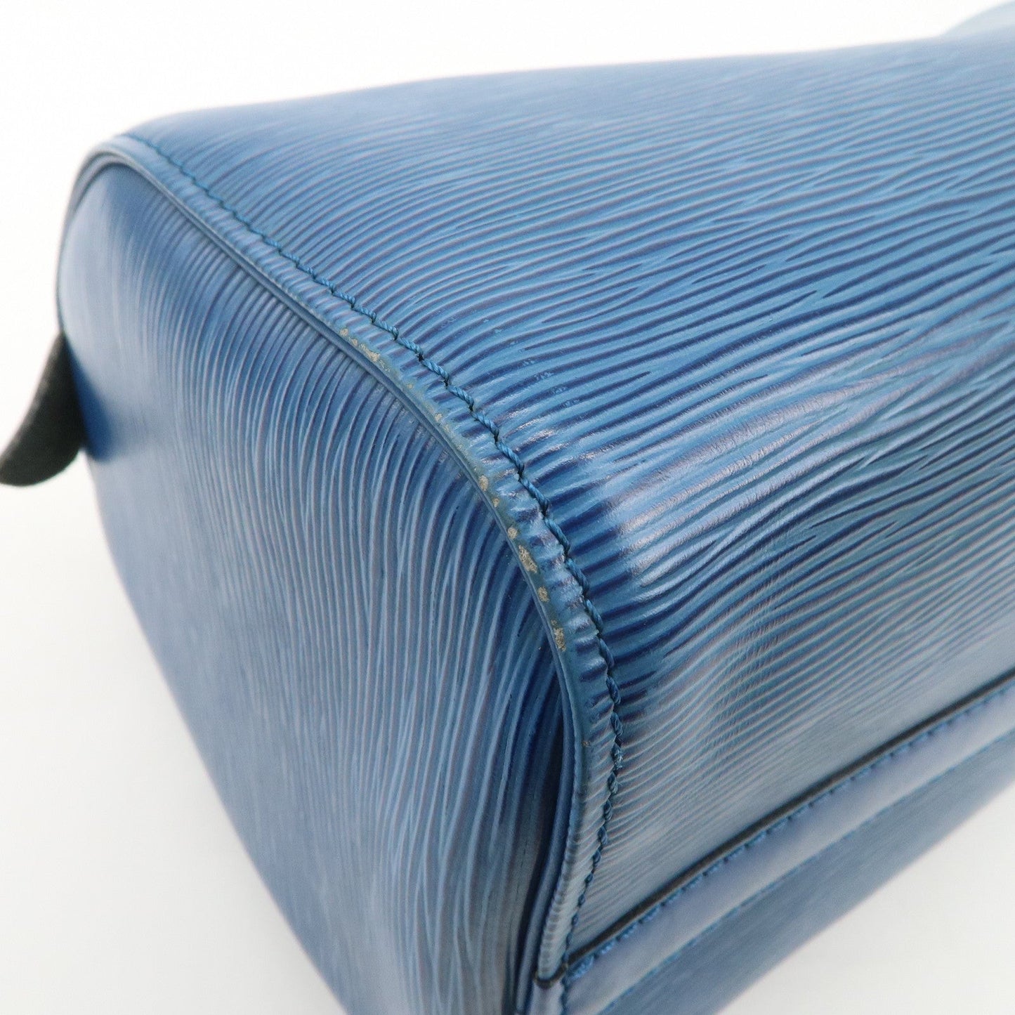 Louis Vuitton Epi Speedy 30 Hand Bag Boston Bag Blue M43005