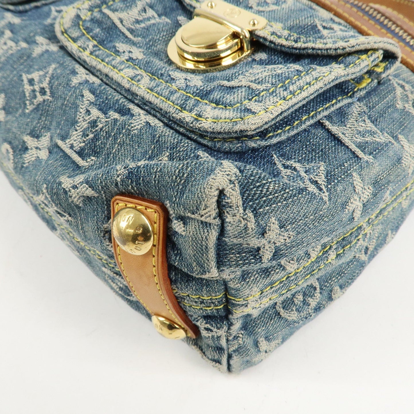 Louis Vuitton Monogram Denim Baggy PM 2Way Shoulder Bag M95049