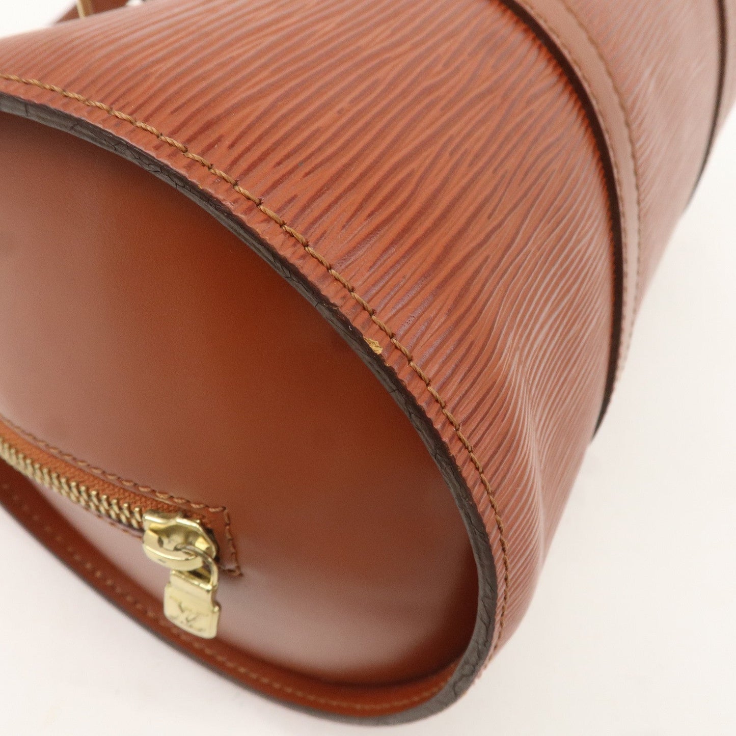 Louis Vuitton Epi Soufflot Shoulder Bag Kenya Brown M52223