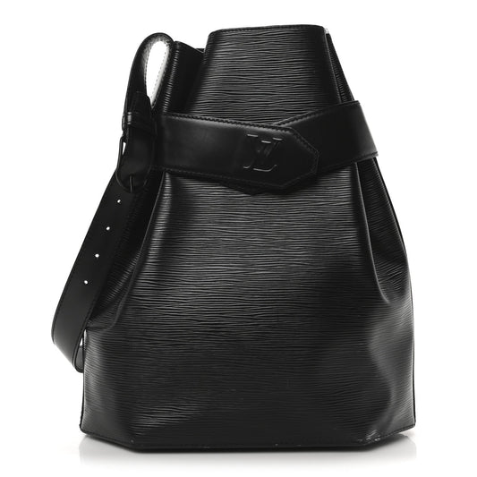 Louis Vuitton Epi Sac D'epaule Black