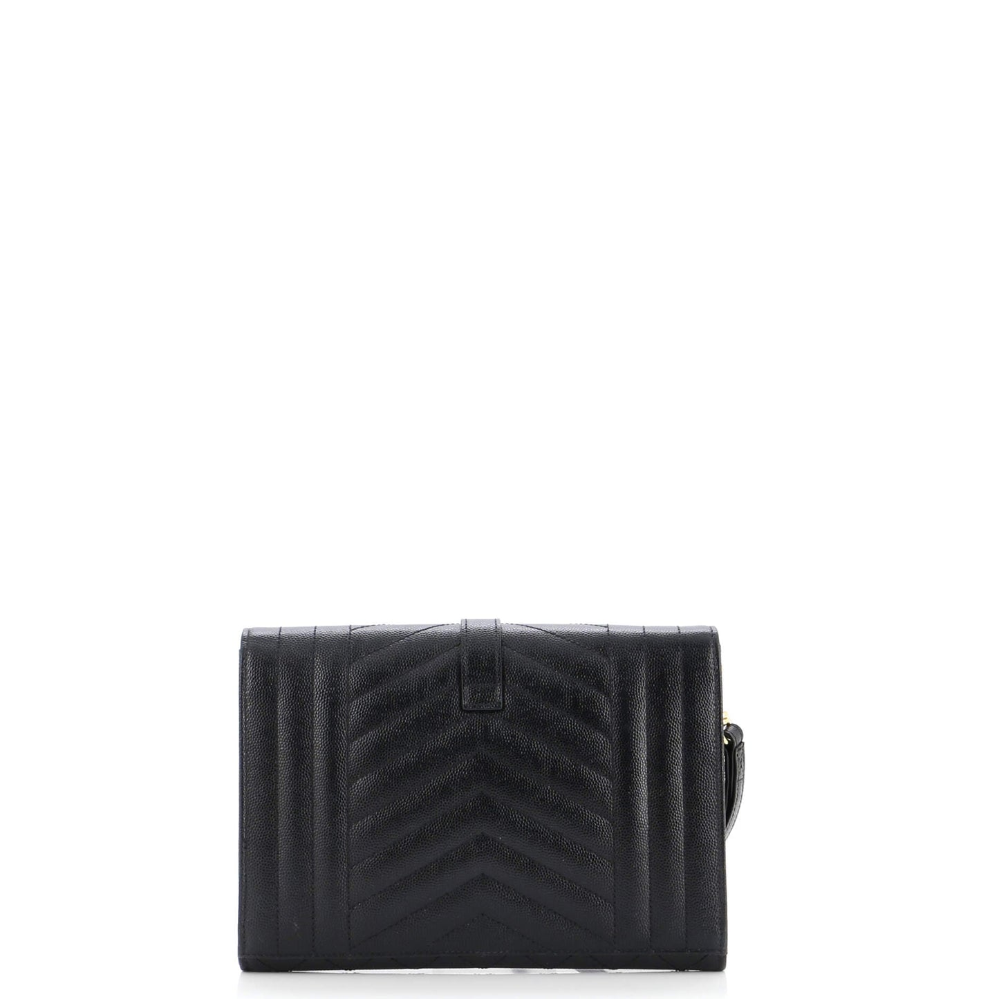 Classic Monogram Envelope Wristlet Clutch Mixed Matelasse Leather