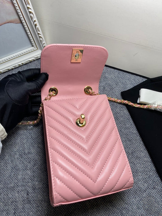 CHL -  Chevron Trendy CHL -  Phone PiNike Bag For Women 18cm/7in