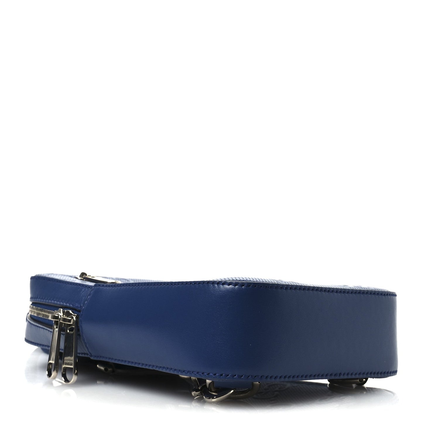 Amelia Calfskin GG Tennis Embossed Sling Backpack Blue