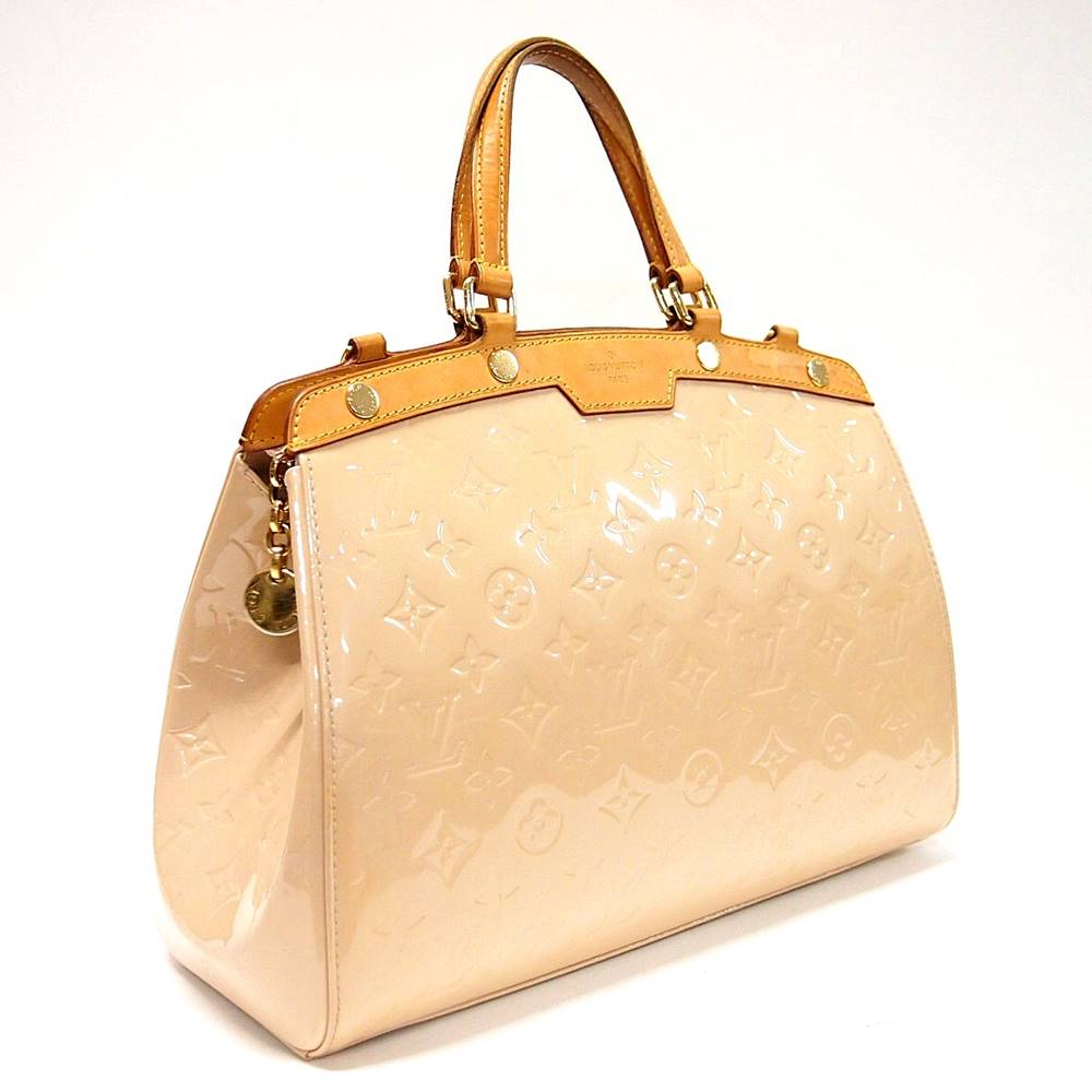 Louis Vuitton Blair MM Monogram Vernis d'Une Beige 2way Tote Bag