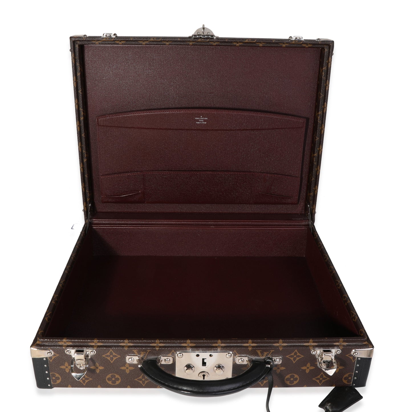 Louis Vuitton Monogram Macassar President Briefcase