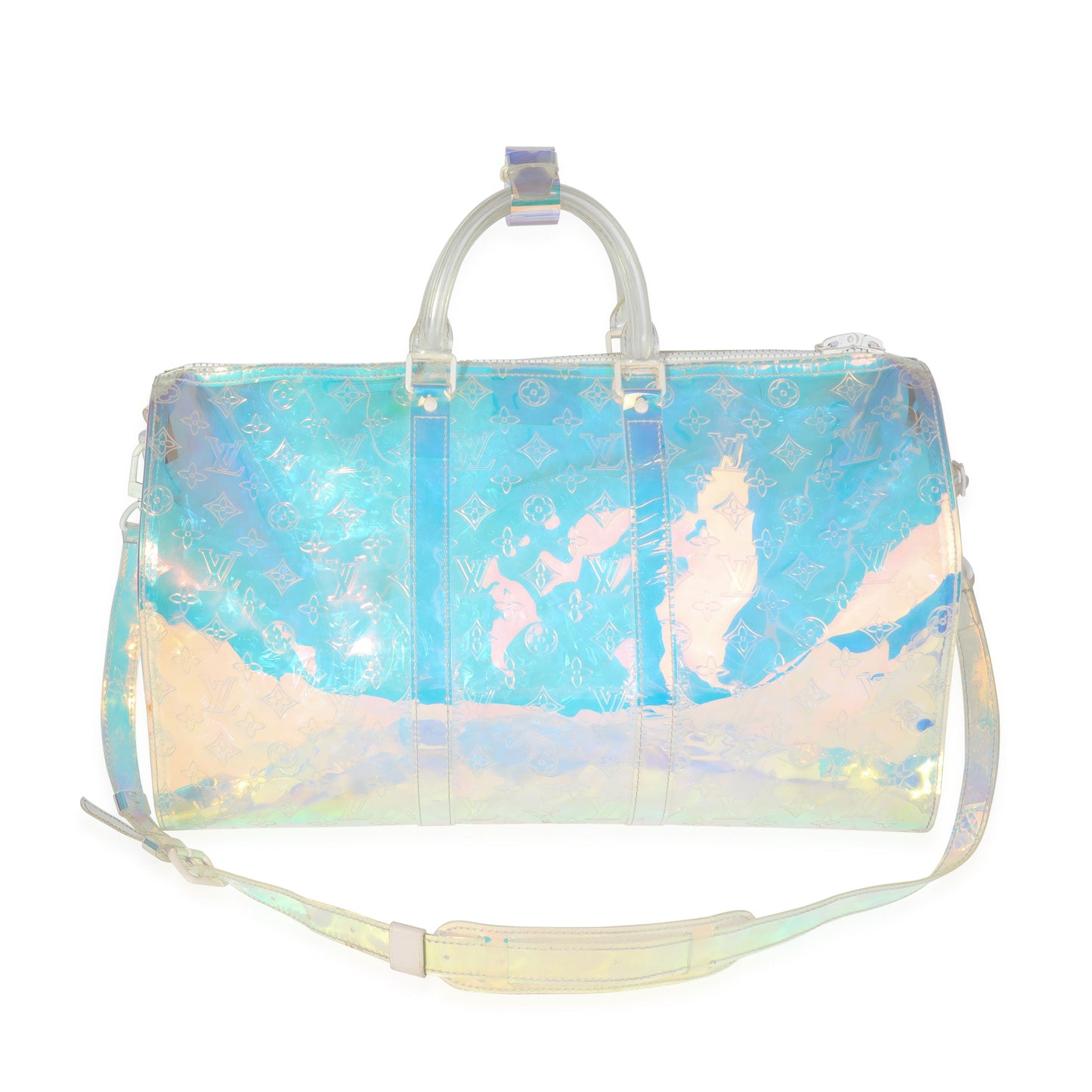 Louis Vuitton Louis Vuitton x Virgil Abloh PVC Prism Keepall Bandoulière 50